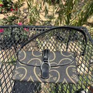 Elegant Black and Gold Designer Women's Bag